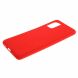 Силиконовый (TPU) чехол Deexe Matte Case для Samsung Galaxy S20 Plus (G985) - Red. Фото 4 из 5