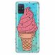 Силиконовый (TPU) чехол Deexe Pretty Glossy для Samsung Galaxy A31 (A315) - Red Ice Cream. Фото 1 из 4