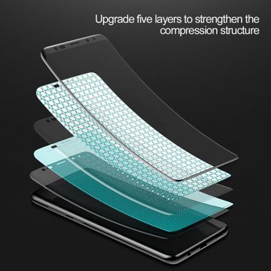 Защитное стекло BASEUS 0.3mm Full Cover для Samsung Galaxy S9+ (G965) - Black