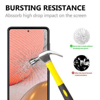 Защитное стекло Deexe Full Glue Coverage для Samsung Galaxy A72 (А725)