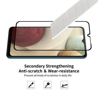 Защитное стекло HAT PRINCE Full Glue Cover для Samsung Galaxy A12 (A125) / A12 Nacho (A127) - Black
