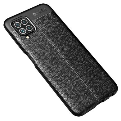 Защитный чехол Deexe Leather Cover для Samsung Galaxy M32 (M325) - Black