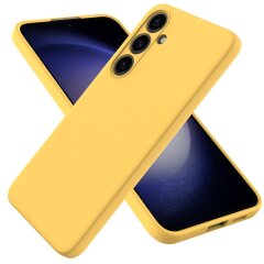 Защитный чехол Deexe Silicone Case для Samsung Galaxy S24 - Yellow