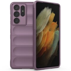 Захисний чохол Deexe Terra Case для Samsung Galaxy S21 Ultra (G998) - Light Purple
