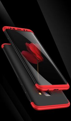 Защитный чехол GKK Double Dip Case для Samsung Galaxy S9 (G960) - Black / Red