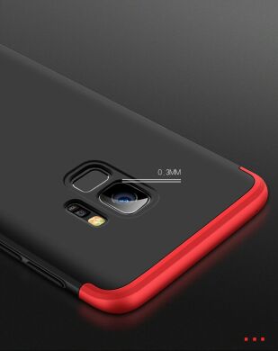 Защитный чехол GKK Double Dip Case для Samsung Galaxy S9 (G960) - Black / Red