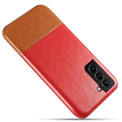 Защитный чехол KSQ Dual Color для Samsung Galaxy S21 FE (G990) - Red / Khaki
