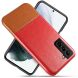 Защитный чехол KSQ Dual Color для Samsung Galaxy S21 FE (G990) - Red / Khaki. Фото 1 из 7