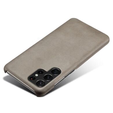 Защитный чехол KSQ Leather Cover для Samsung Galaxy S22 Ultra - Grey