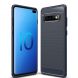 Защитный чехол UniCase Carbon для Samsung Galaxy S10 Plus - Dark Blue. Фото 1 из 10