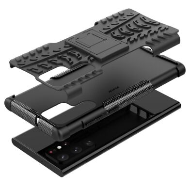 Защитный чехол UniCase Hybrid X для Samsung Galaxy S22 Ultra - Black