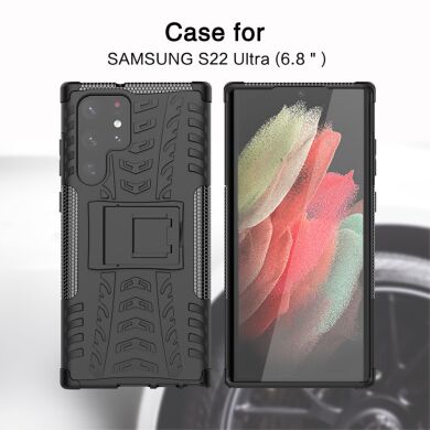 Защитный чехол UniCase Hybrid X для Samsung Galaxy S22 Ultra - Red
