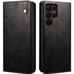 Захисний чохол UniCase Leather Wallet для Samsung Galaxy S24 Ultra - Black