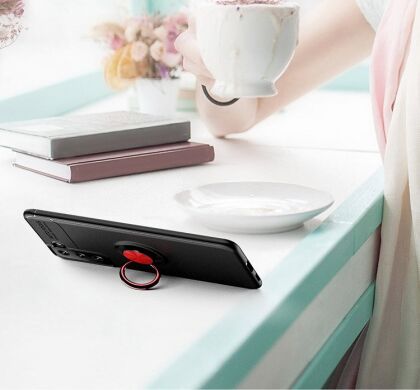 Защитный чехол UniCase Magnetic Ring для Samsung Galaxy S21 Plus - Red