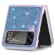 Защитный чехол Deexe Glitter Case для Samsung Galaxy Flip 4 - Blue. Фото 3 из 10
