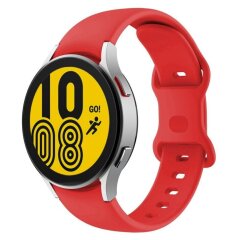 Ремешок Deexe Soft Silicone для Samsung Galaxy Watch 5 (40/44mm) / 5 Pro (45mm) - Red