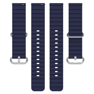 Ремешок Deexe Ocean Strap для часов с шириной крепления 20 мм - Midnight Blue