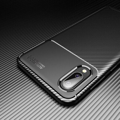 Защитный чехол Deexe Fusion для Samsung Galaxy A02 (A022) - Brown