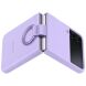Защитный чехол Silicone Cover with Ring для Samsung Galaxy Flip 4 (EF-PF721TVEGUA) - Lavender. Фото 4 из 7