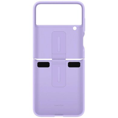 Защитный чехол Silicone Cover with Ring для Samsung Galaxy Flip 4 (EF-PF721TVEGUA) - Lavender