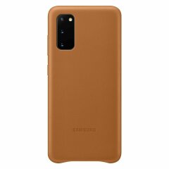 Чехол Leather Cover для Samsung Galaxy S20 (G980) EF-VG980LAEGRU - Brown