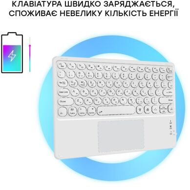Беспроводная клавиатура AirON Easy Tap 2 - White