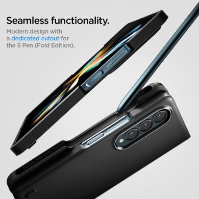 Защитный чехол Spigen (SGP) Thin Fit P (Pen Edition) для Samsung Galaxy Fold 4 - Black