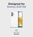 Защитный чехол RINGKE Fusion для Samsung Galaxy A33 (A336) - Matte Clear. Фото 3 из 11