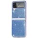 Защитный чехол Deexe Glitter Case для Samsung Galaxy Flip 4 - Blue. Фото 5 из 10