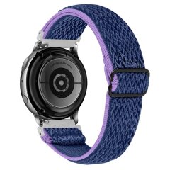 Ремешок Deexe Knitted Strap для часов с шириной крепления 20мм - Purple / Blue