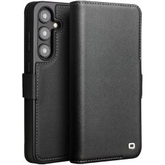 Кожаный чехол QIALINO Leather Stand для Samsung Galaxy S24 Plus (S926) - Black