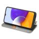 Чехол Deexe Rhombus Wallet для Samsung Galaxy A22 (A225) / M22 (M225) - Grey. Фото 5 из 14