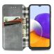 Чохол Deexe Rhombus Wallet для Samsung Galaxy A22 (A225) / M22 (M225) - Grey