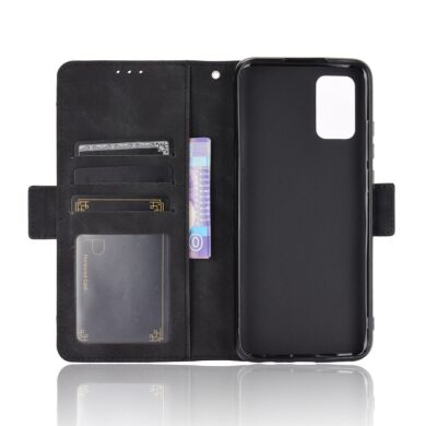Чохол Deexe Wallet Stand для Samsung Galaxy A02s (A025) - Black