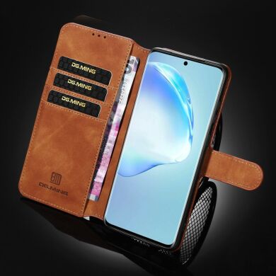 Чехол DG.MING Retro Style для Samsung Galaxy S20 (G980) - Brown