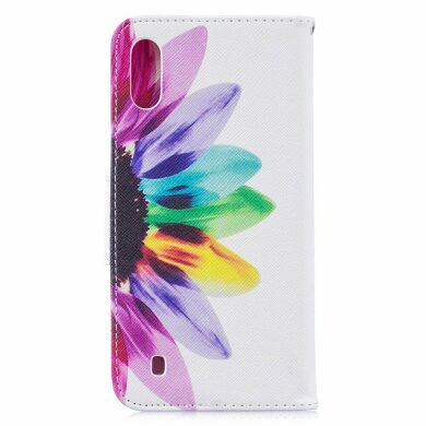 Чехол-книжка Deexe Color Wallet для Samsung Galaxy M10 (M105) - Petals Pattern