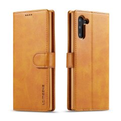 Чехол LC.IMEEKE Wallet Case для Samsung Galaxy Note 10 (N970) - Brown