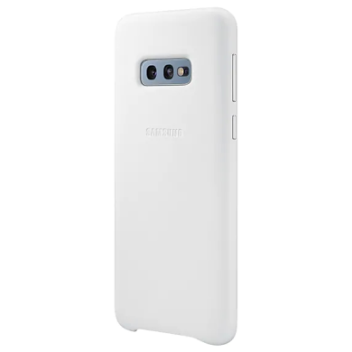 Чехол Leather Cover для Samsung Galaxy S10e (G970) EF-VG970LWEGRU - White