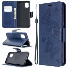 Чехол UniCase Butterfly Pattern для Samsung Galaxy A31 (A315) - Blue