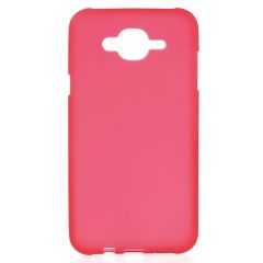 Силиконовая накладка Deexe Frosted Case для Samsung Galaxy J7 (J700) / J7 Neo (J701) - Red