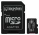 Карта памяти Kingston microSDXC 64GB Canvas Select Plus C10 UHS-I R100MB/s + адаптер - Black. Фото 1 из 4