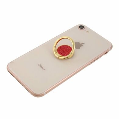 Кольцо-держатель для смартфона Deexe Plaid Series - Red