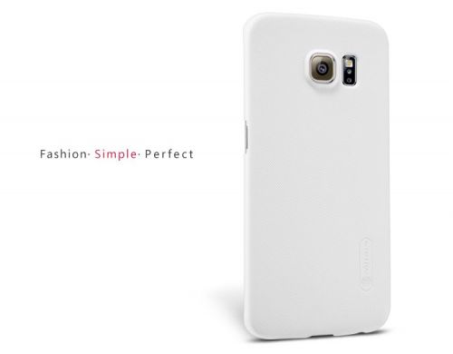 Пластиковая накладка NILLKIN Frosted Shield для Samsung Galaxy S6 edge (G925) - White