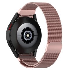 Ремінець Deexe Milanese Stainless Steel для Samsung Galaxy Watch 4 (40/44mm) / Watch 4 Classic (42/46mm) - Pink