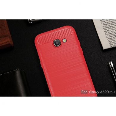 Защитный чехол UniCase Carbon для Samsung Galaxy A5 2017 (A520) - Red