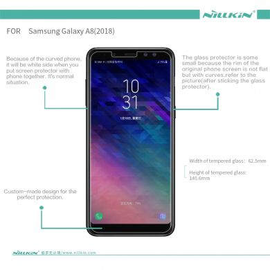 Защитное стекло NILLKIN Amazing H для Samsung Galaxy A8 2018 (A530)