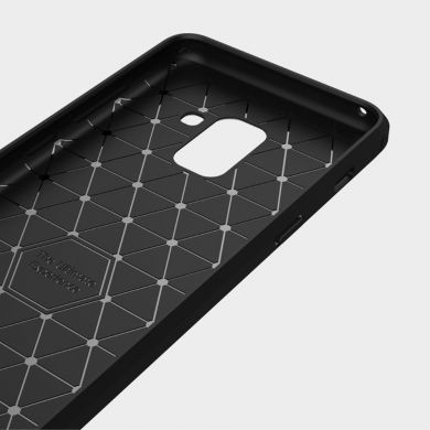 Защитный чехол UniCase Carbon для Samsung Galaxy A8+ 2018 (A730) - Black