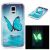 Силиконовый (TPU) чехол Deexe LumiCase для Samsung Galaxy S5 (G900) - Blue Butterfly