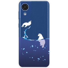 Силіконовий (TPU) чохол Deexe Pretty Glossy для Samsung Galaxy A03 Core (A032) - Polar Bear