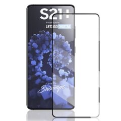 Захисне скло AMORUS Full Glue Tempered Glass для Samsung Galaxy S21 Plus (G996) - Black